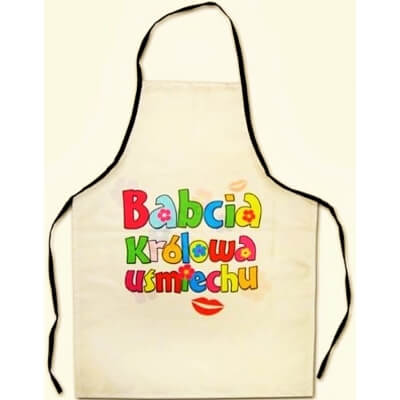 Fartuch kuchenny - Babcia Królowa Uśmiechu